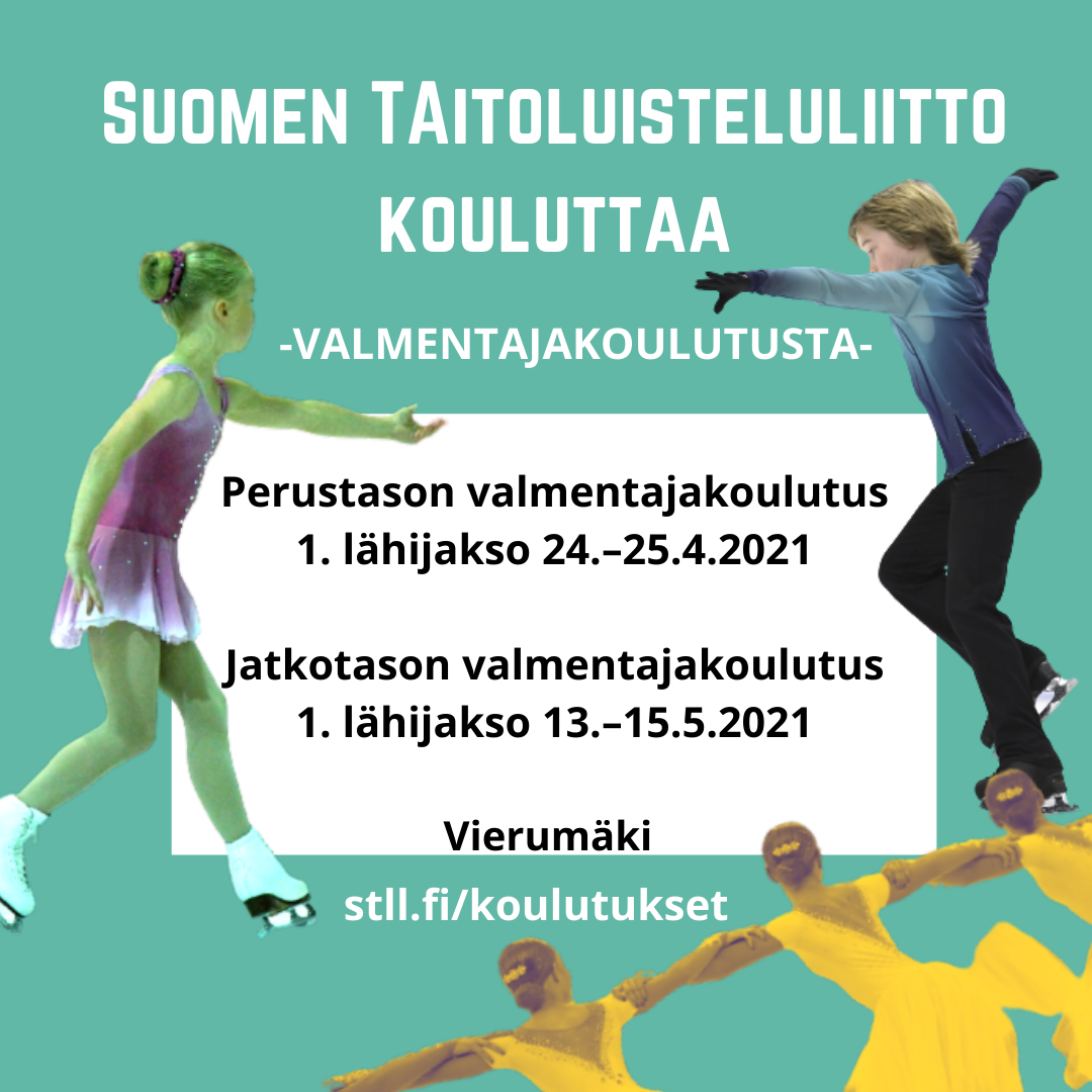 Perus- ja jatkotason valmentajakoulutuksiin voi ilmoittautua - Suomen  Taitoluisteluliitto ry