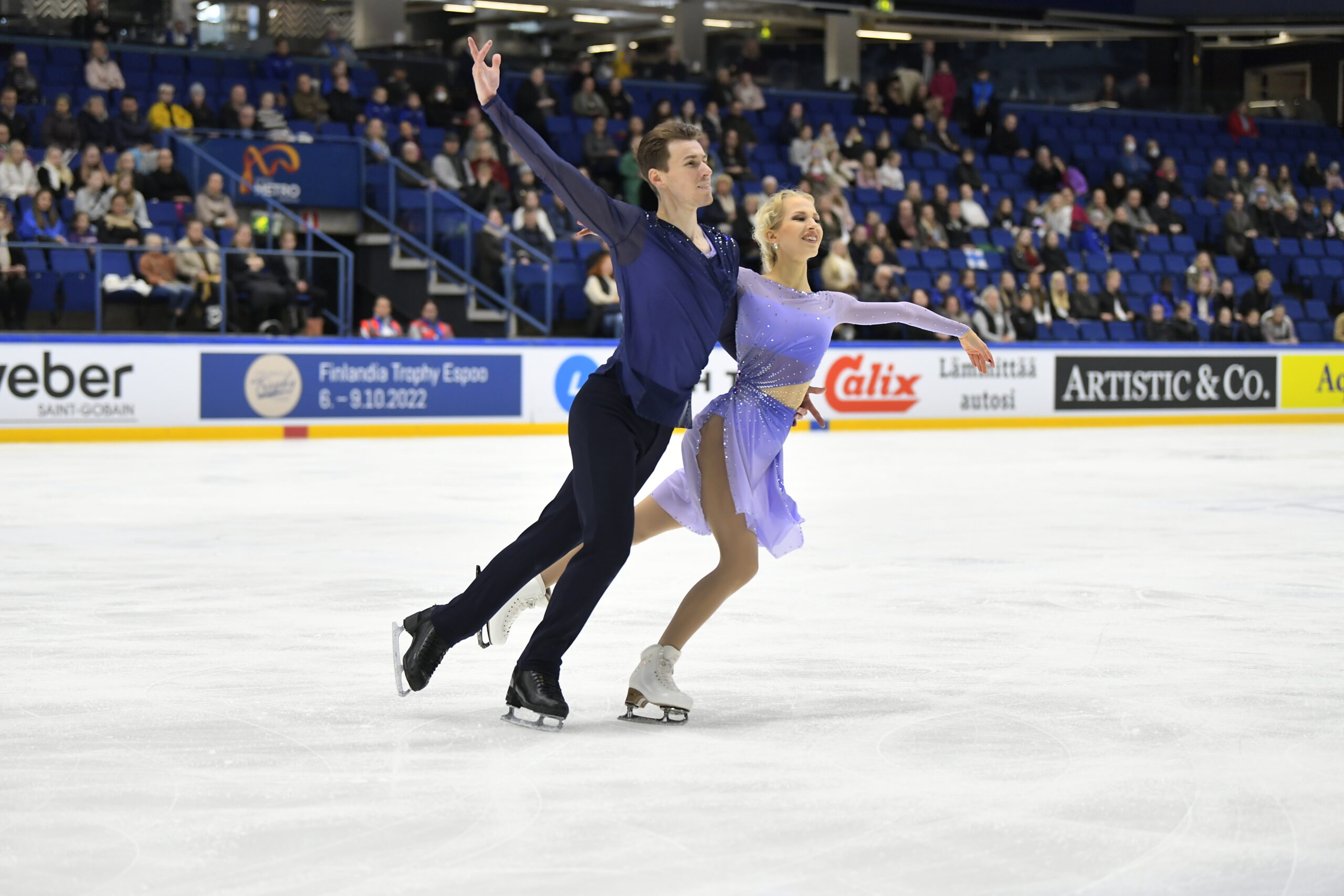 Finlandia Trophy Espoo: Turkkila ja Versluis jäätanssin kolmannelle sijalle  ennätyspistein - Suomen Taitoluisteluliitto ry